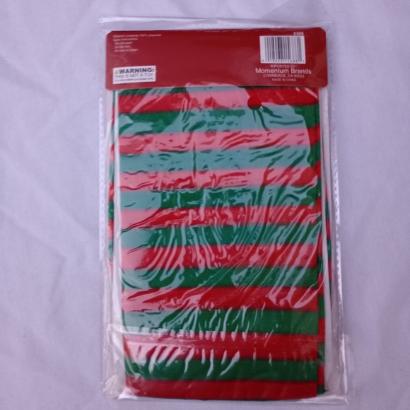 Red and Green Thigh Highs Party Themed Event Festival Cosplay Christmas Holiday - Picture 3 of 10